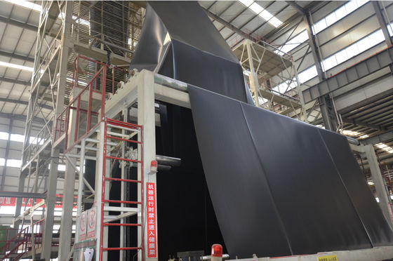 TR131 HDPE nero materiale Geomembrane per lo stagno di pesce del gamberetto di acquacoltura della diga