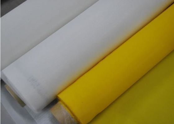 Porcellana Colore bianco 9T~200T 380cm 100% maglie di stampa dello schermo del poliestere fabbrica